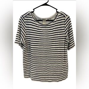 Orvis Women's 100% linen striped shirt- summer top